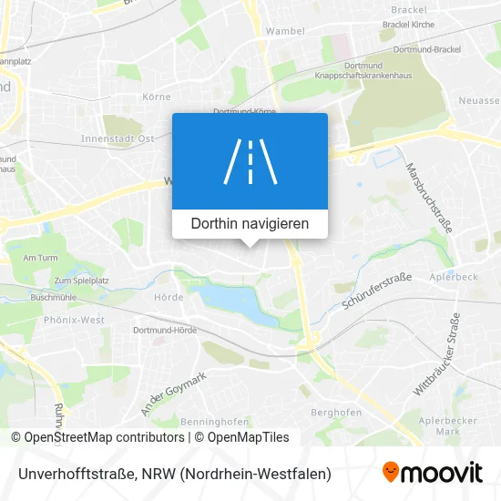 Unverhofftstraße Karte