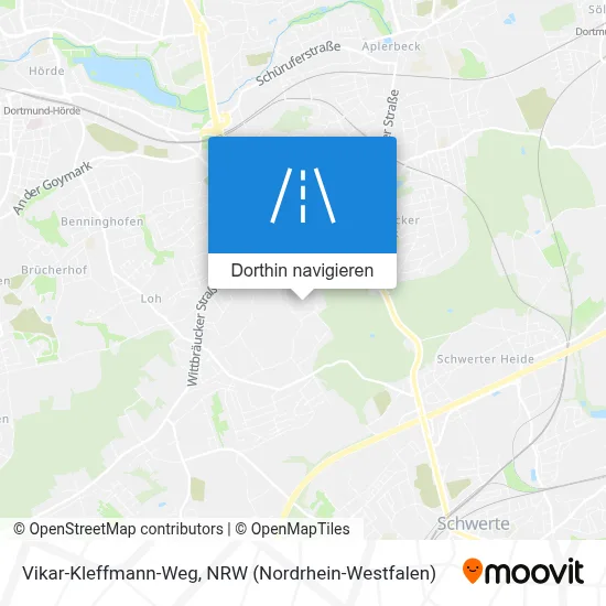 Vikar-Kleffmann-Weg Karte