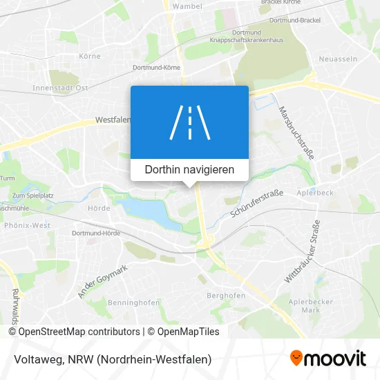 Voltaweg Karte