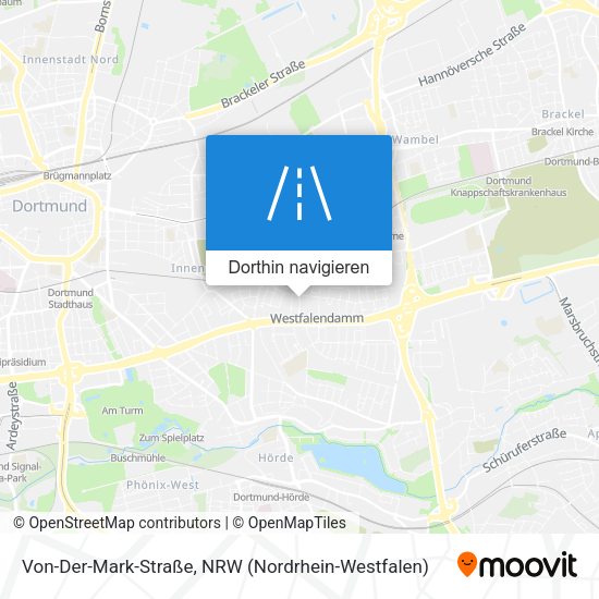 Von-Der-Mark-Straße Karte