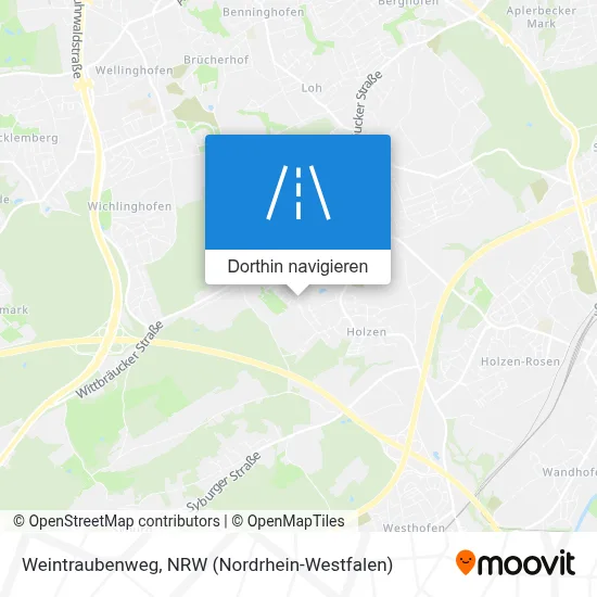 Weintraubenweg Karte