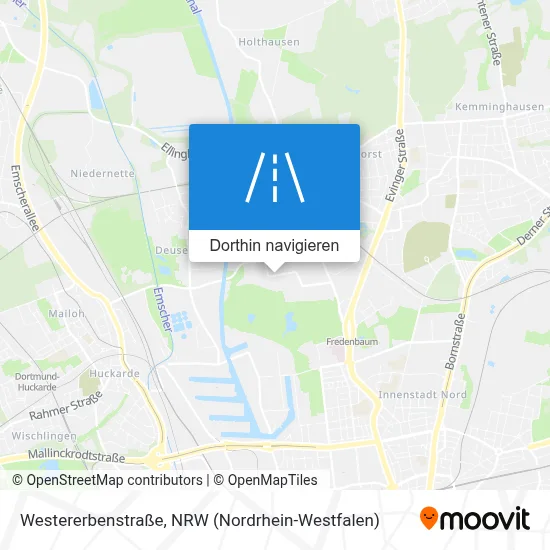 Westererbenstraße Karte