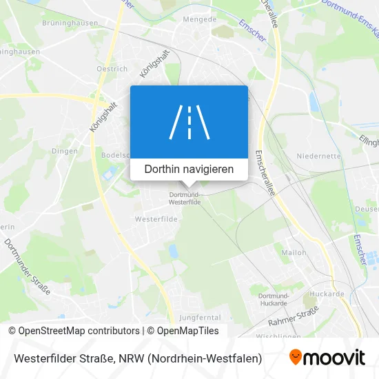Westerfilder Straße Karte
