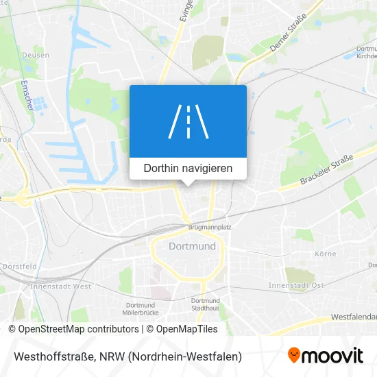 Westhoffstraße Karte