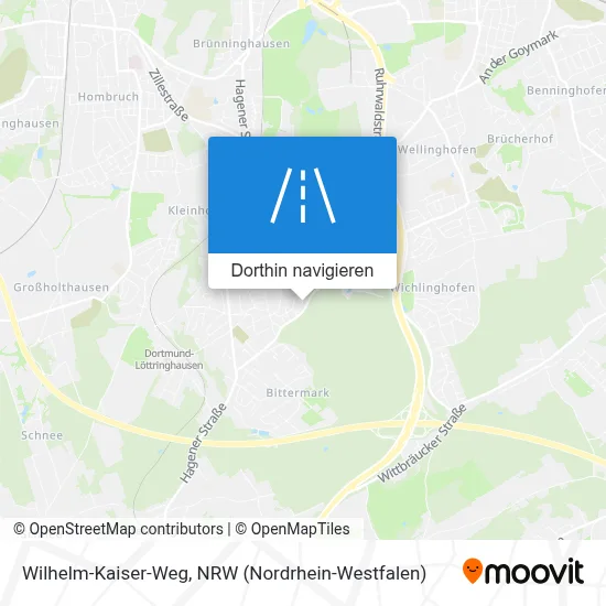 Wilhelm-Kaiser-Weg Karte