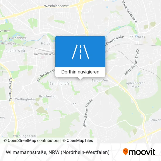 Wilmsmannstraße Karte