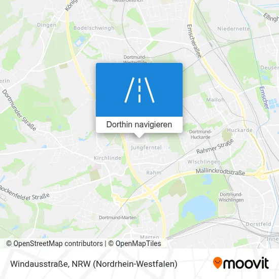 Windausstraße Karte