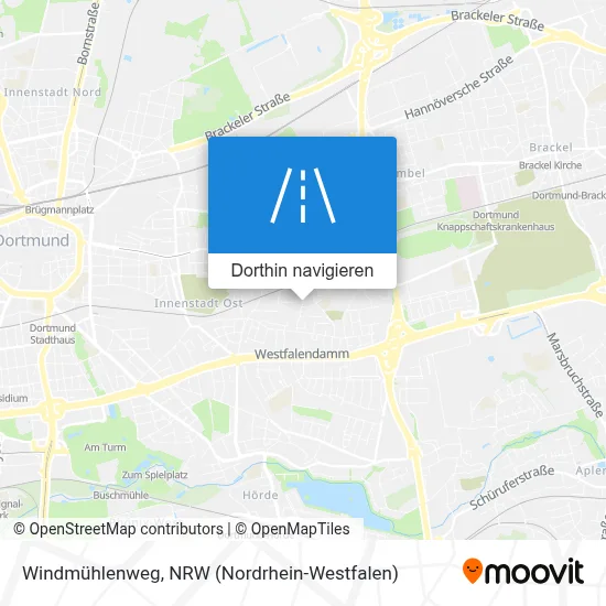 Windmühlenweg Karte