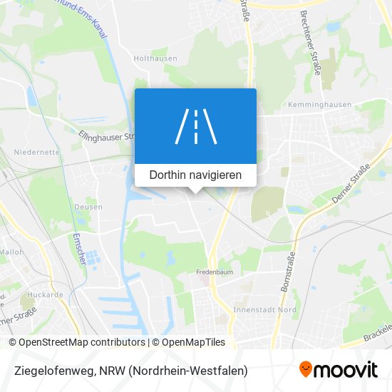 Ziegelofenweg Karte