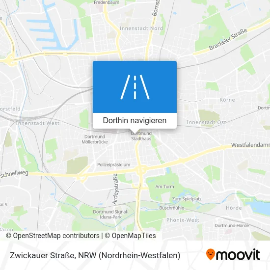 Zwickauer Straße Karte