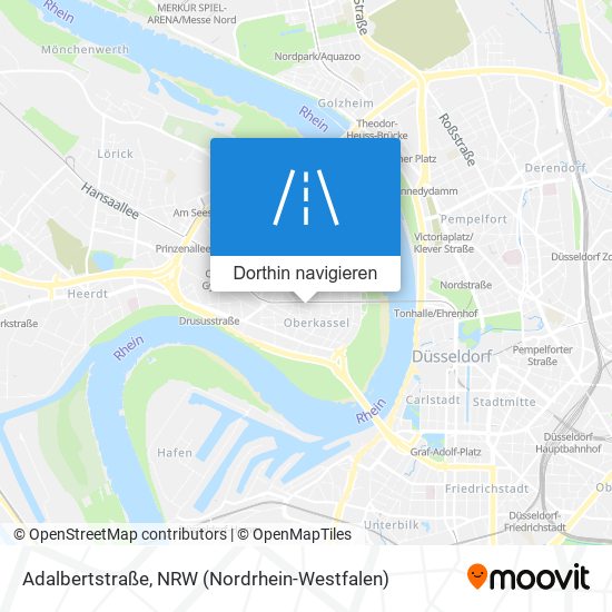 Adalbertstraße Karte