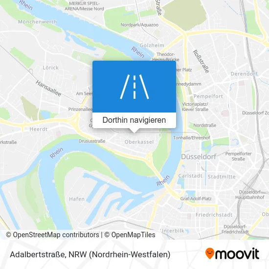 Adalbertstraße Karte