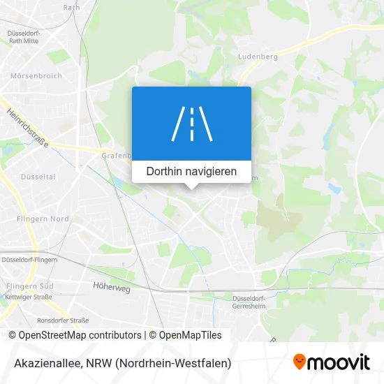 Akazienallee Karte