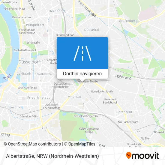 Albertstraße Karte