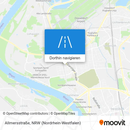 Allmersstraße Karte