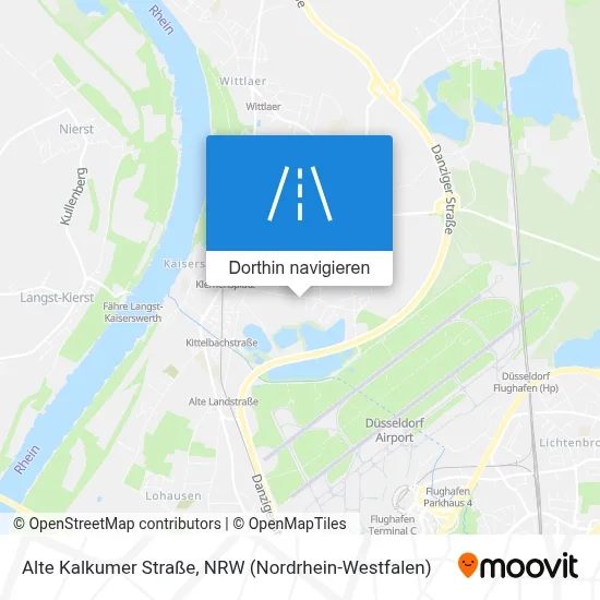 Alte Kalkumer Straße Karte