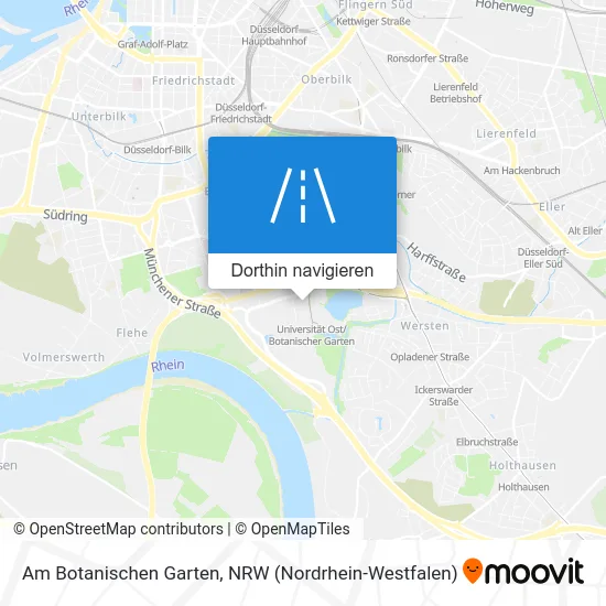 Am Botanischen Garten Karte