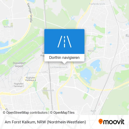 Am Forst Kalkum Karte