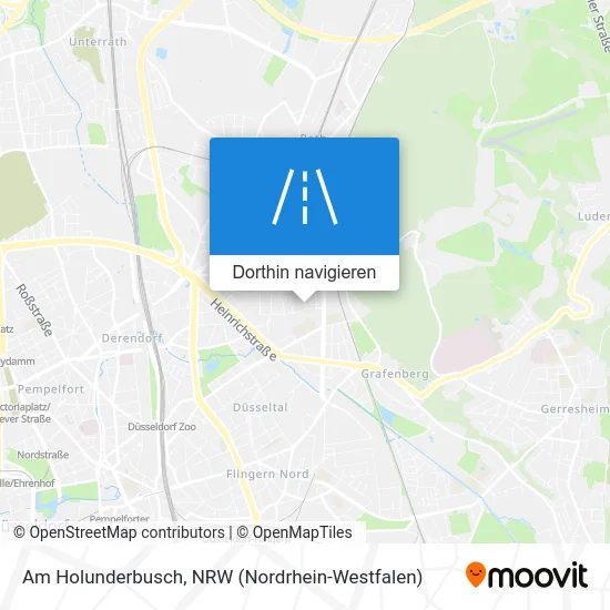 Am Holunderbusch Karte