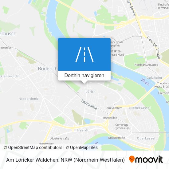 Am Löricker Wäldchen Karte