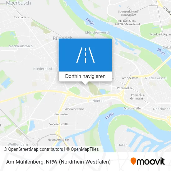 Am Mühlenberg Karte