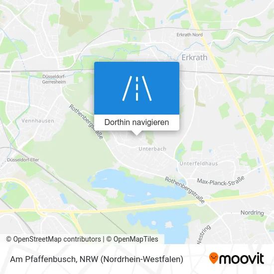 Am Pfaffenbusch Karte