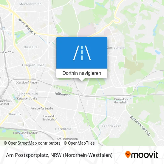 Am Postsportplatz Karte