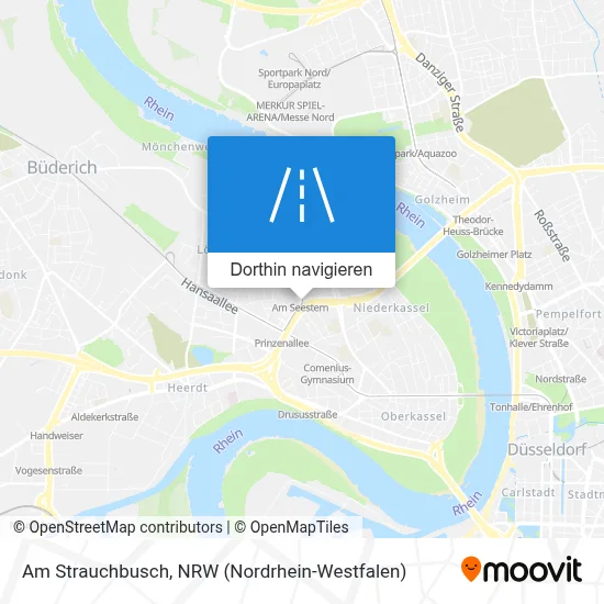 Am Strauchbusch Karte