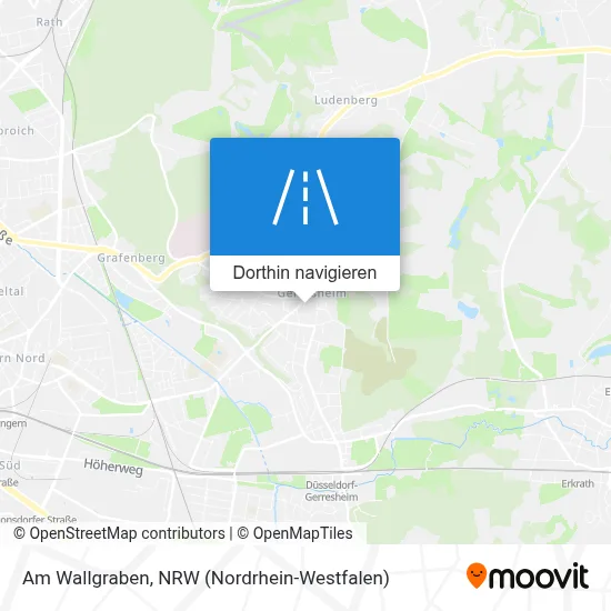 Am Wallgraben Karte