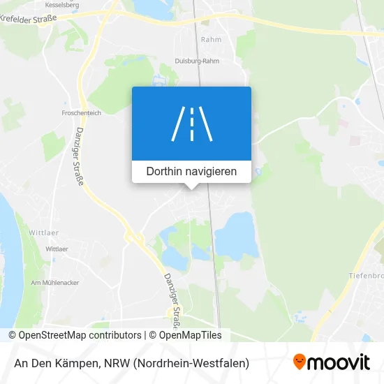 An Den Kämpen Karte