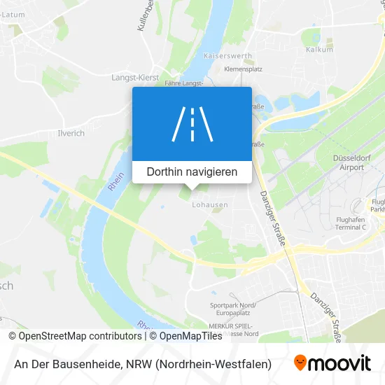 An Der Bausenheide Karte