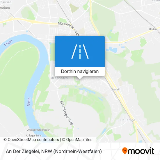 An Der Ziegelei Karte