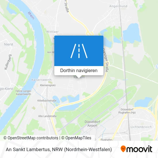 An Sankt Lambertus Karte