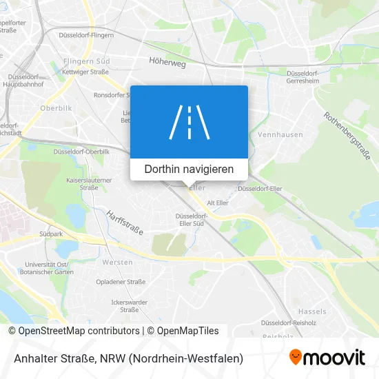 Anhalter Straße Karte