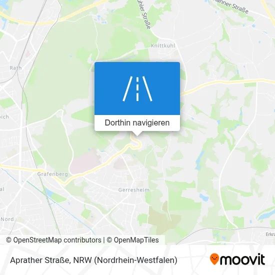 Aprather Straße Karte