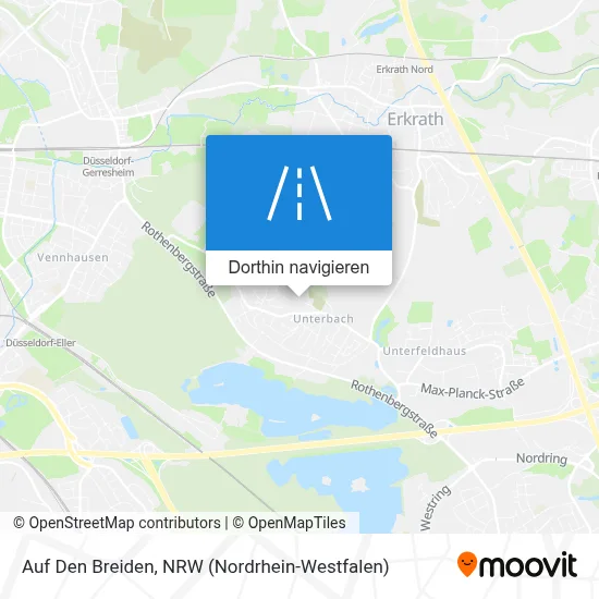 Auf Den Breiden Karte