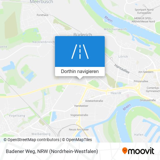 Badener Weg Karte