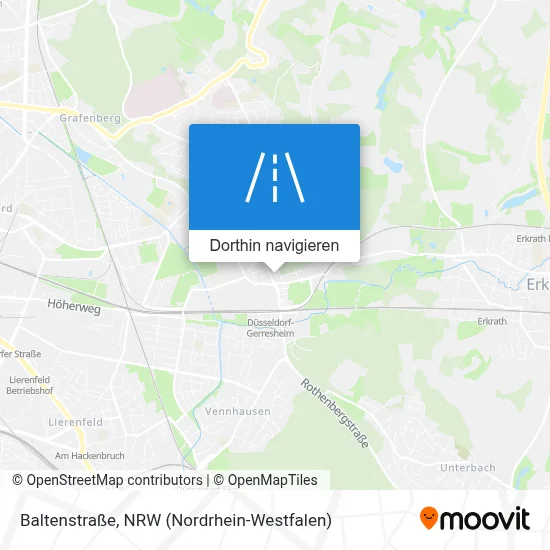 Baltenstraße Karte
