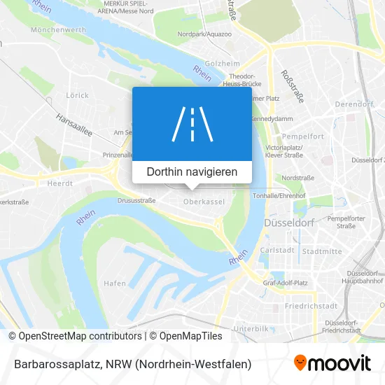 Barbarossaplatz Karte