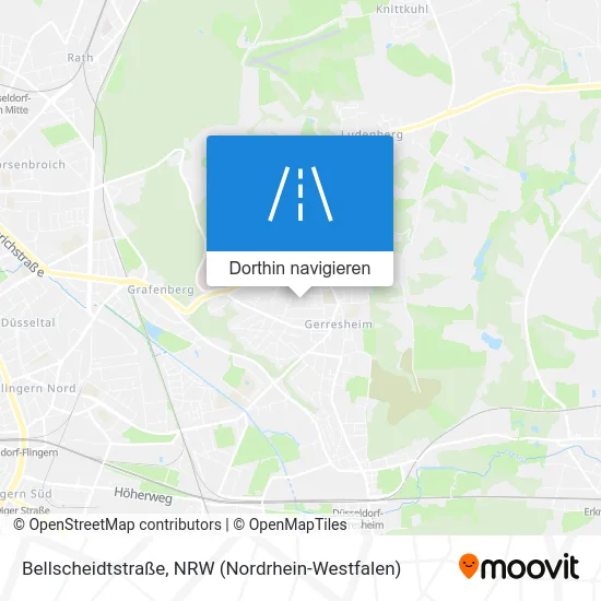 Bellscheidtstraße Karte