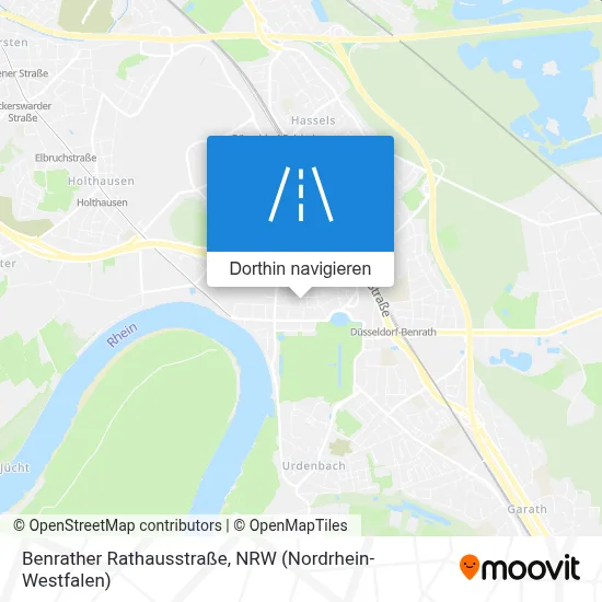 Benrather Rathausstraße Karte