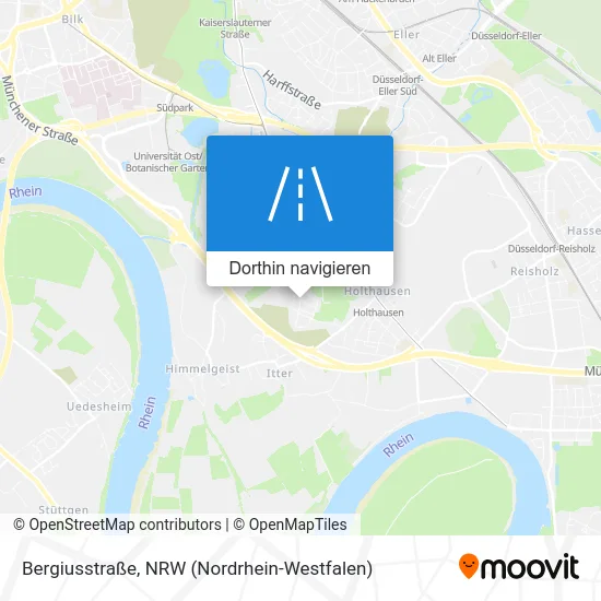 Bergiusstraße Karte