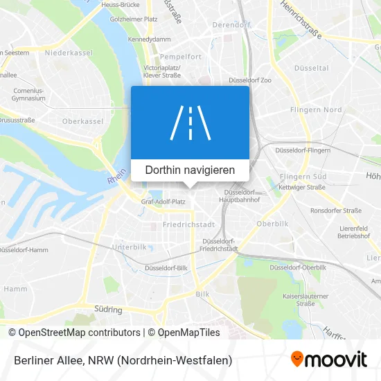 Berliner Allee Karte