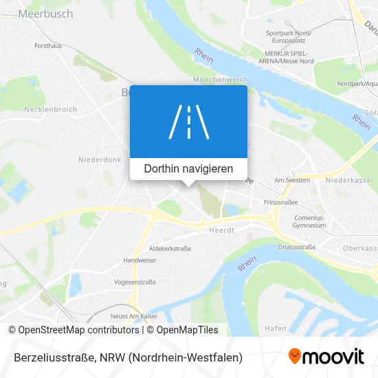 Berzeliusstraße Karte