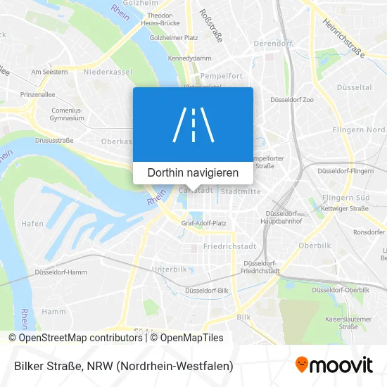 Bilker Straße Karte