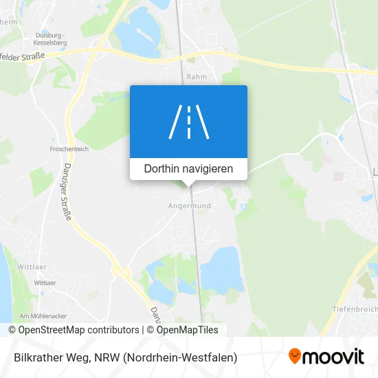 Bilkrather Weg Karte