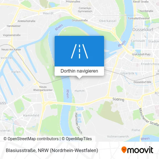 Blasiusstraße Karte