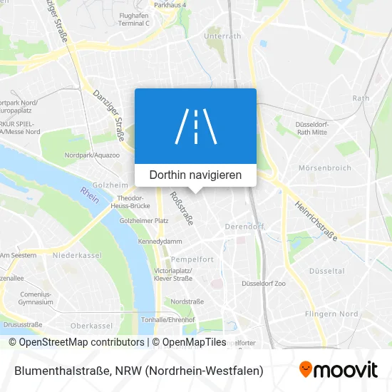 Blumenthalstraße Karte