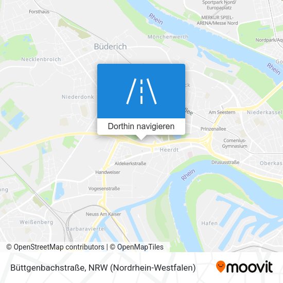 Büttgenbachstraße Karte