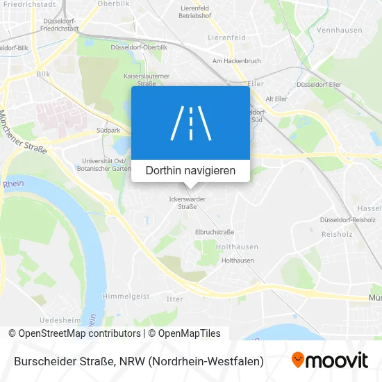 Burscheider Straße Karte